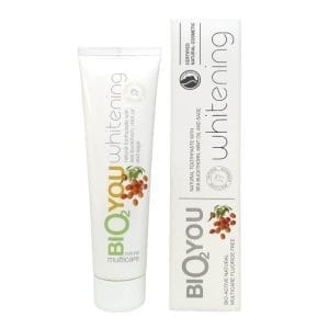 Bio2You dabīga balinoša zobu pasta ar piparmētras eļļu un salvijas ekstraktu