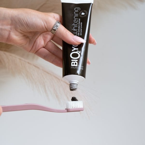Bio2You whitenig toothpaste with activated charcoal