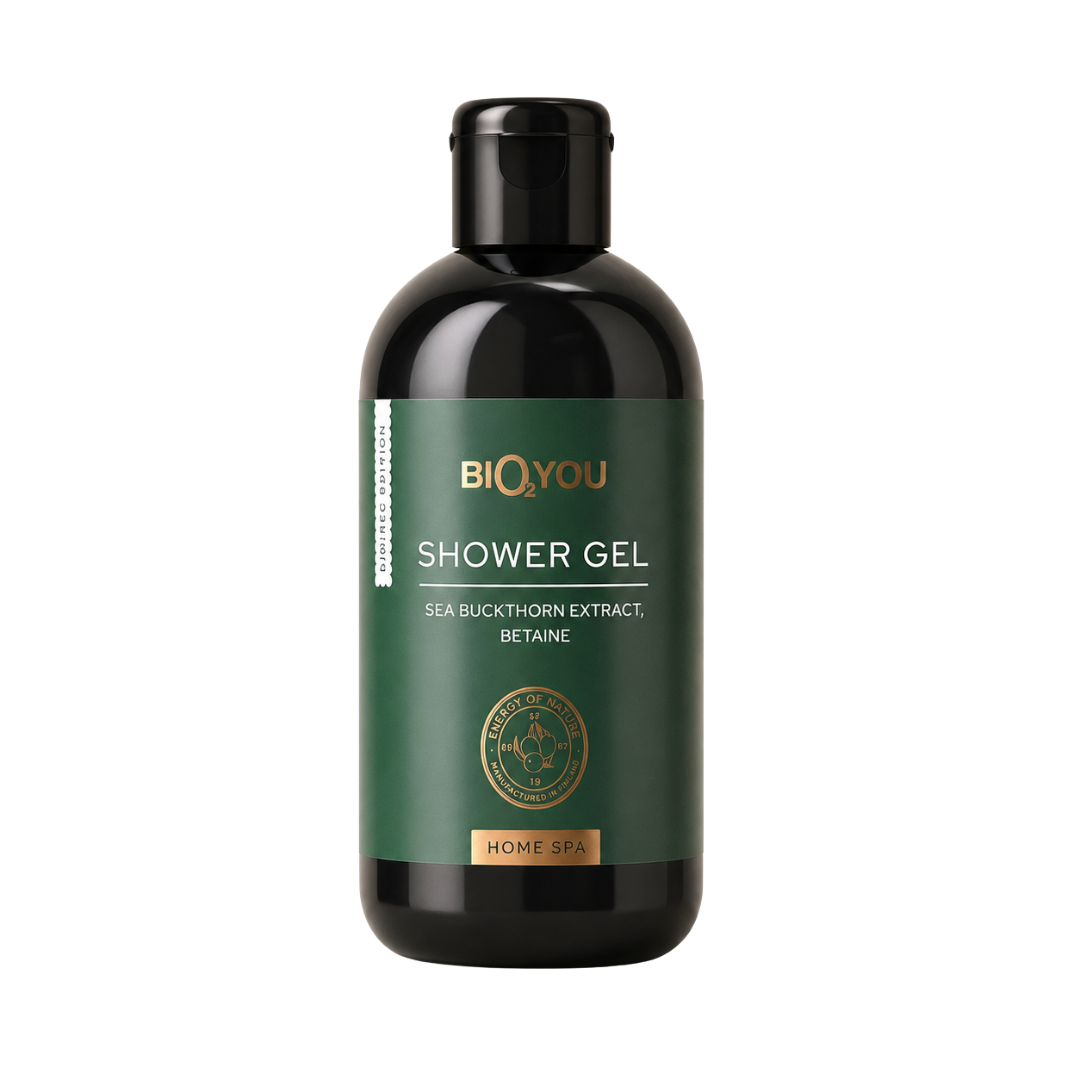 bio2you-dusas-zeleja-santalkoks-250ml Гель для душа «Сандал», 250 мл — изображение 1