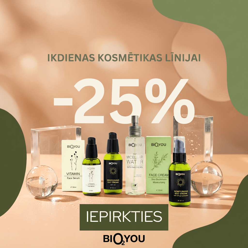 Piedāvājumi 5 Cosmetic products with discount promotion