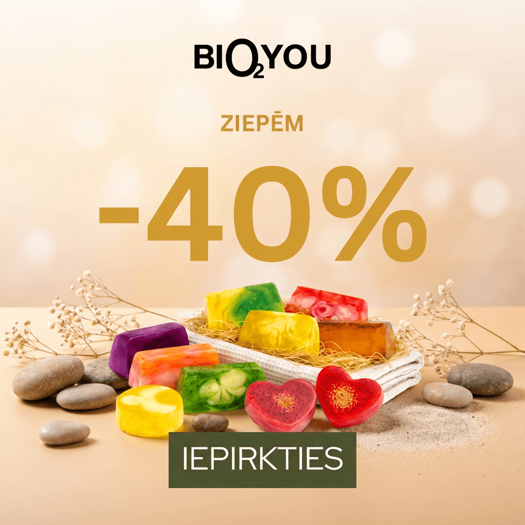 Piedāvājumi 3 Colorful soaps with discount promotion