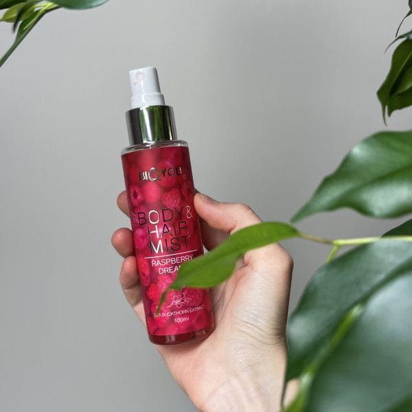 bio2you-kermena-sprejs-raspberry-dream-100ml Body Spray “Raspberry Dreams”, 100 ml - Image 2