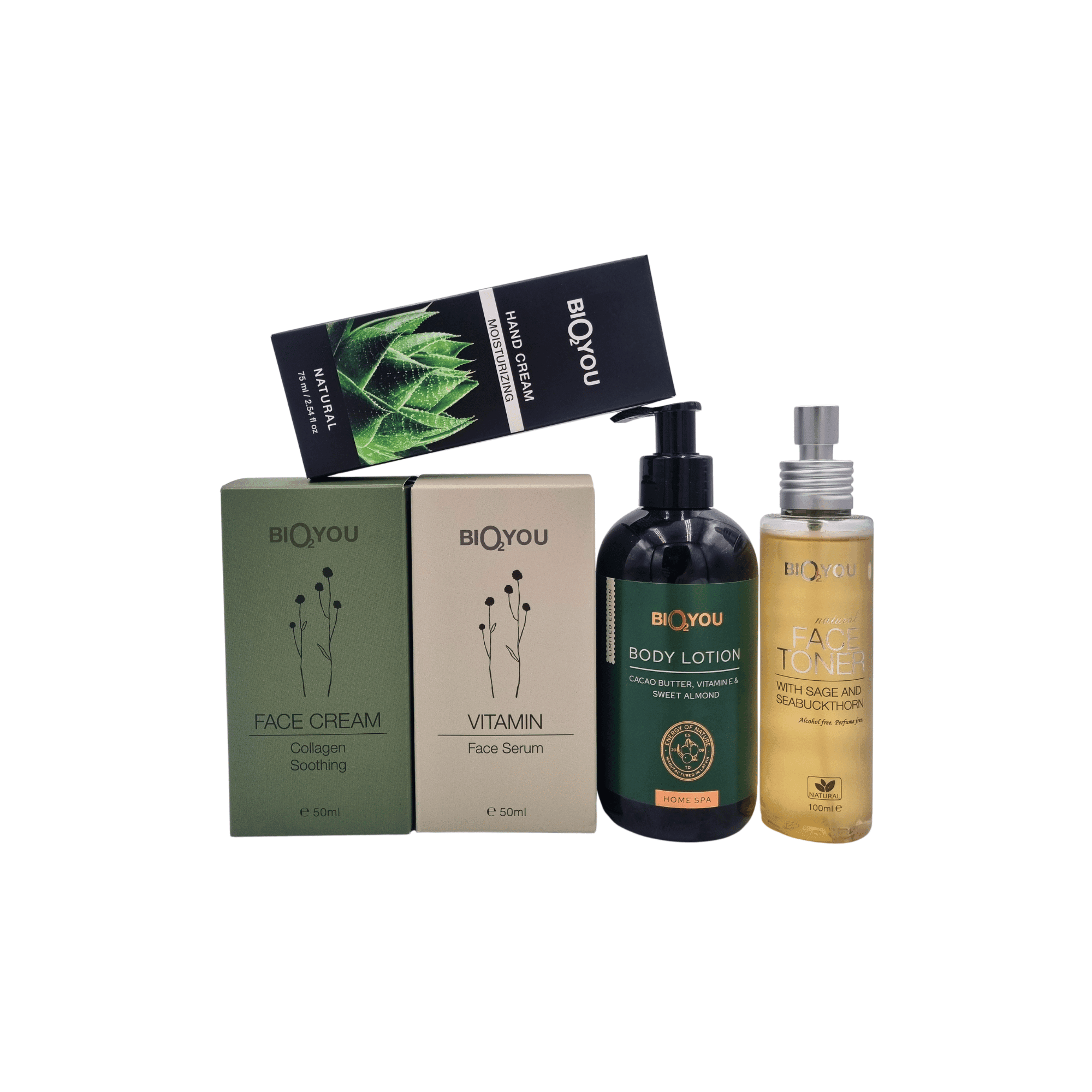 Jāņu komplekti (2) Moisturizing body and face care routine set - Image 1