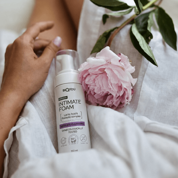 Derma+ intīmās zonas putas DERMA+ Putas intīmajai higiēnai, 150 ml - Image 2